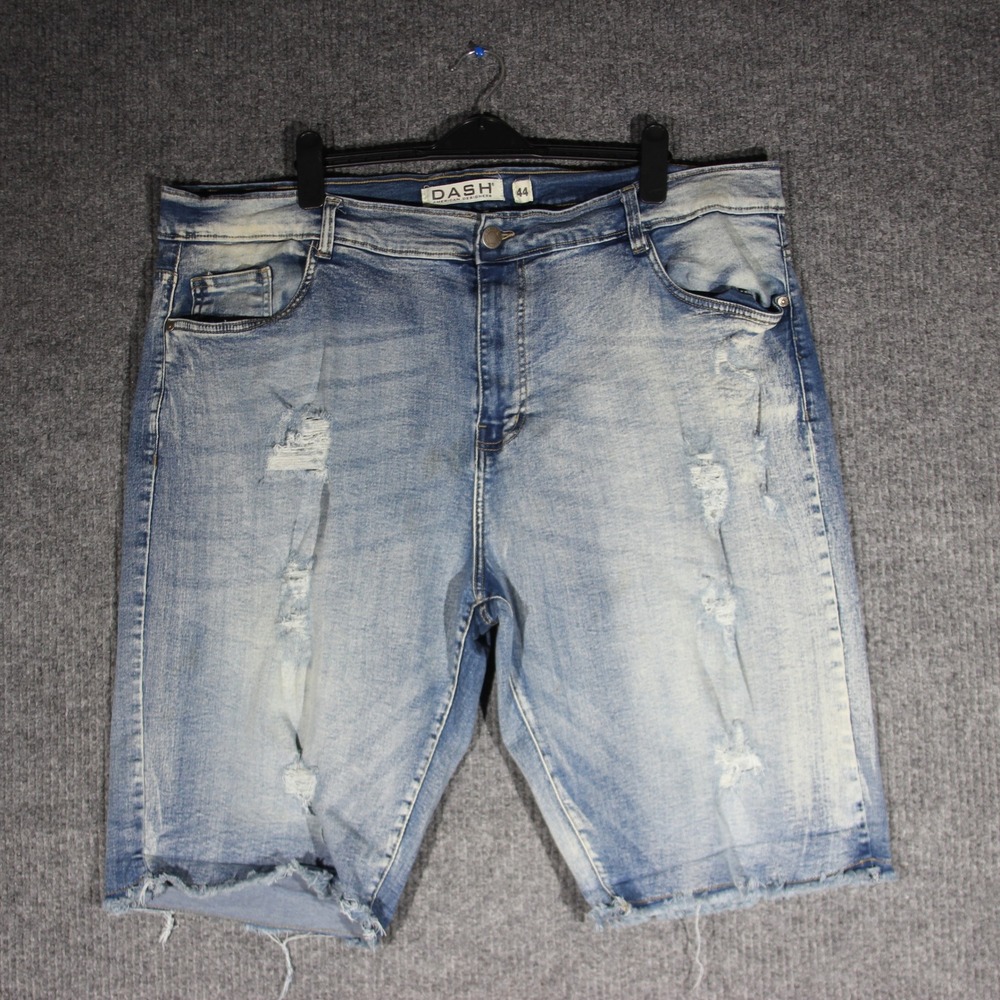 Y2K Baggy Shorts Mens 44 Dash American Designers Light Wash Stretch Skater‎